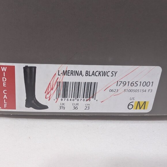 Franco Sarto L-Merina Black knee-high boots - Picture 2 of 2